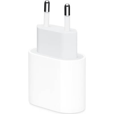 USB-C töltőadapter, alkalmas: iPhone, iPad, 20 W, Apple MHJE3ZM/A (B)