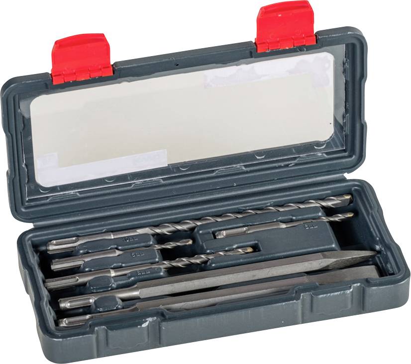 kwb 109166 40CR acél Véső készlet 6 részes 5 mm, 6 mm, 8 mm, 10 mm SDS-Plus 1 készlet