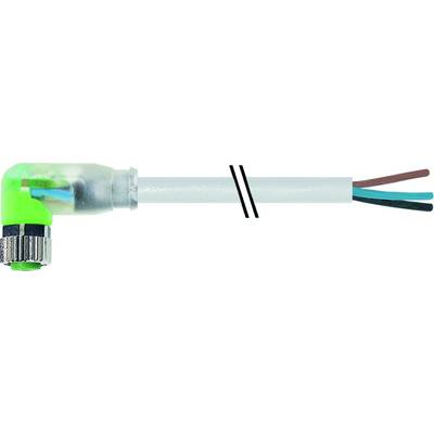 Murrelektronik 7000-08121-2300500 Érzékelő-/működtető összekötő, konfekcionálatlan M8 x 1 Alj, hajlított 5.00 m Pólusszá