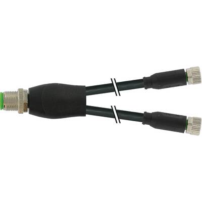 Murrelektronik 7000-40821-6200300 Érzékelő-/működtető elosztó és adapter Alj, egyenes, Alj, egyenes 3.00 m Pólusszám: 4