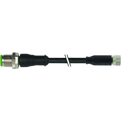 Murrelektronik 7000-40581-6110500 Érzékelő-/működtető összekötő, konfekcionált M12 x 1 Dugó, egyenes, Alj, egyenes 5.00