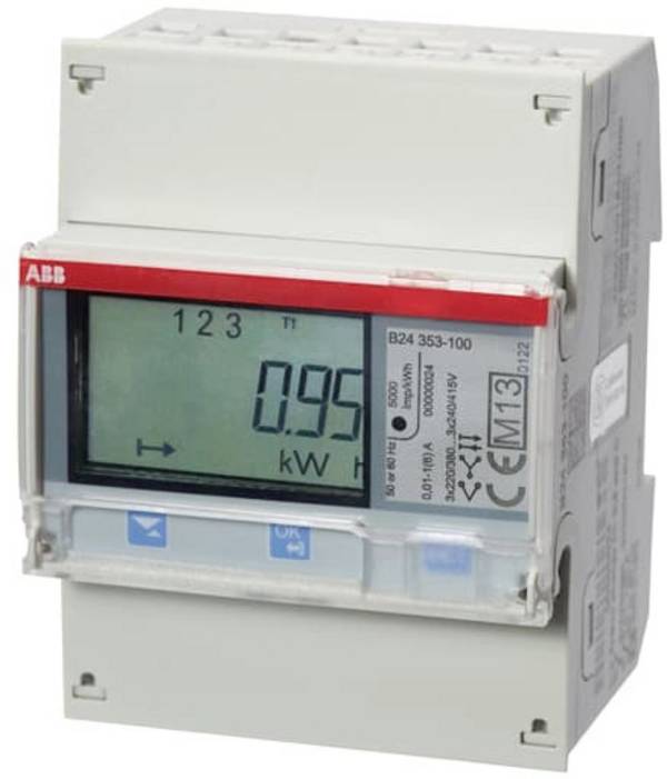 ABB B24 353-100 2CMA100184R1000 Háromfázisú fogyasztásmérő  digitális  MID konform: Igen önálló 1 db