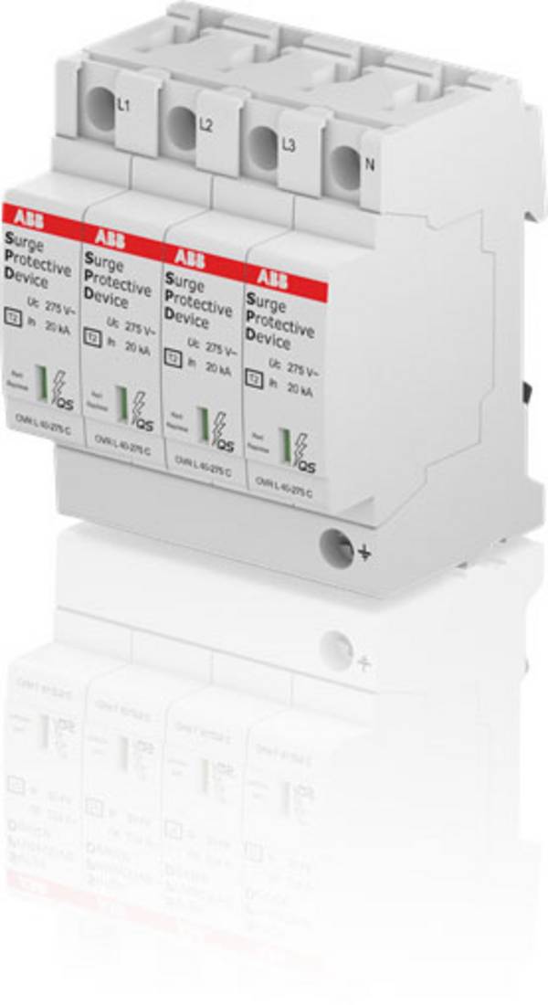 ABB 2CTB803873R5600 OVR T2 4L 40-275 P QS Beépíthető modul   20 kA darab 1 db
