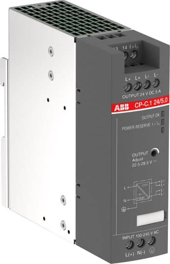 ABB 1SVR360563R2001 Kalapsínes tápegység 24 V/DC 5 A 120 W Tartalom, tartalmi egységek rendelésenként 1 db