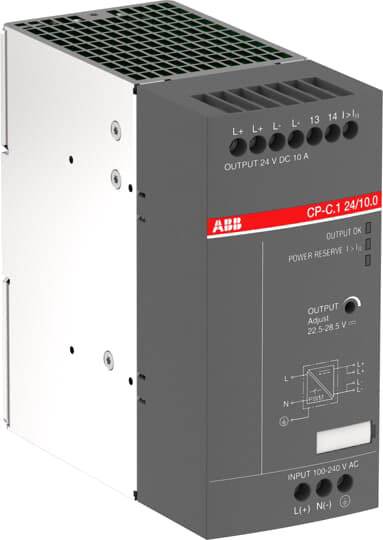 ABB 1SVR360663R1001 Kalapsínes tápegység 10 A Tartalom, tartalmi egységek rendelésenként 1 db