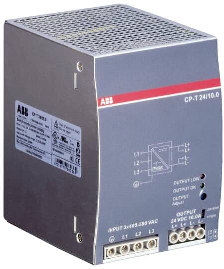 ABB CP-T 24/10.0 Kalapsínes tápegység 10 A Tartalom, tartalmi egységek rendelésenként 1 db