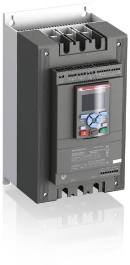 Egy fekete frekvenciaváltó kezelőpanellel és vezérlőgombokkal; ipari alkalmazásokban elektromotorok szabályozására használják.