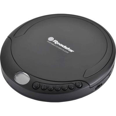 Roadstar PCD-498MP black Hordozható CD lejátszó CD, CD-R, CD-RW, MP3, WMA  Fekete