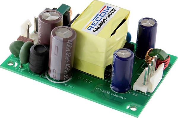 RECOM RACM60-24SK/OF AC/DC tápegység modul, open frame 24 V  60 W