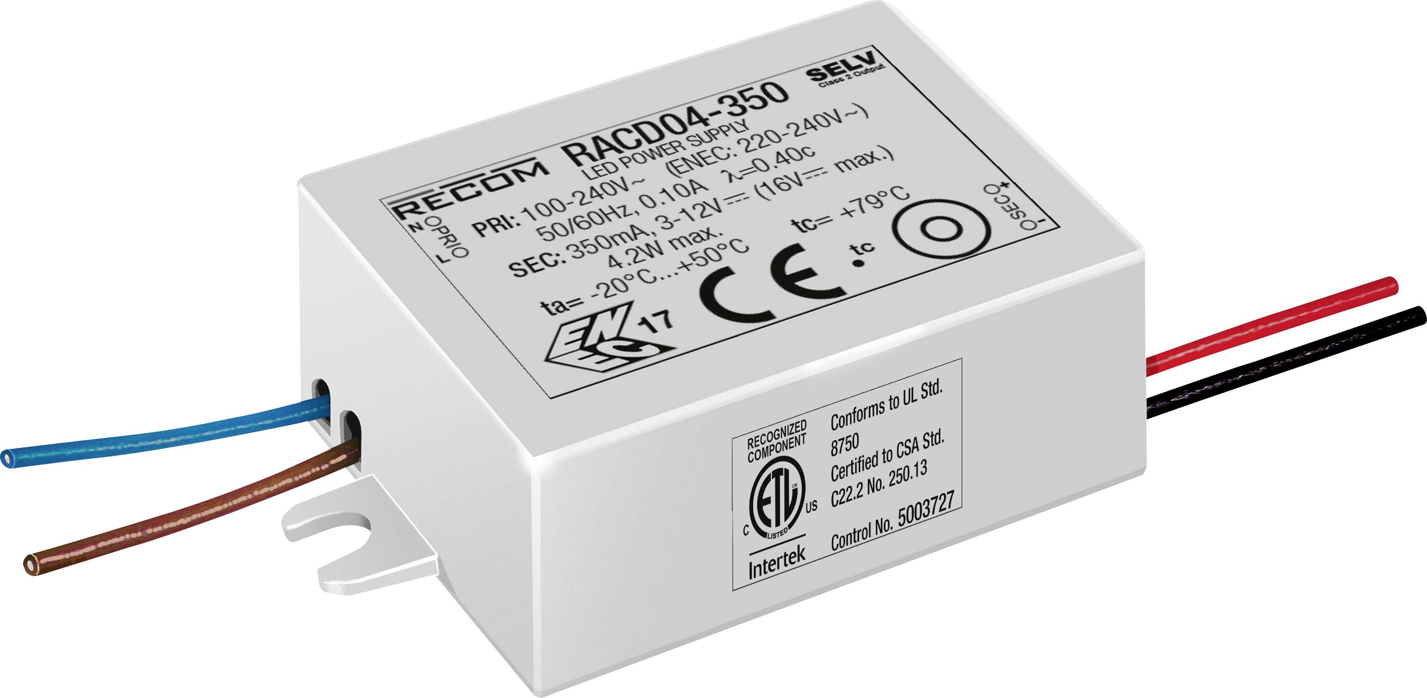 RECOM LED meghajtó 4 W 500 mA 3 - 8 V/DC 1 db
