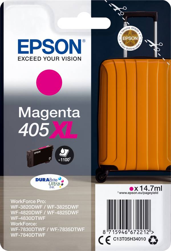 Epson Tinta 405 XL Eredeti  Bíbor C13T05H34010