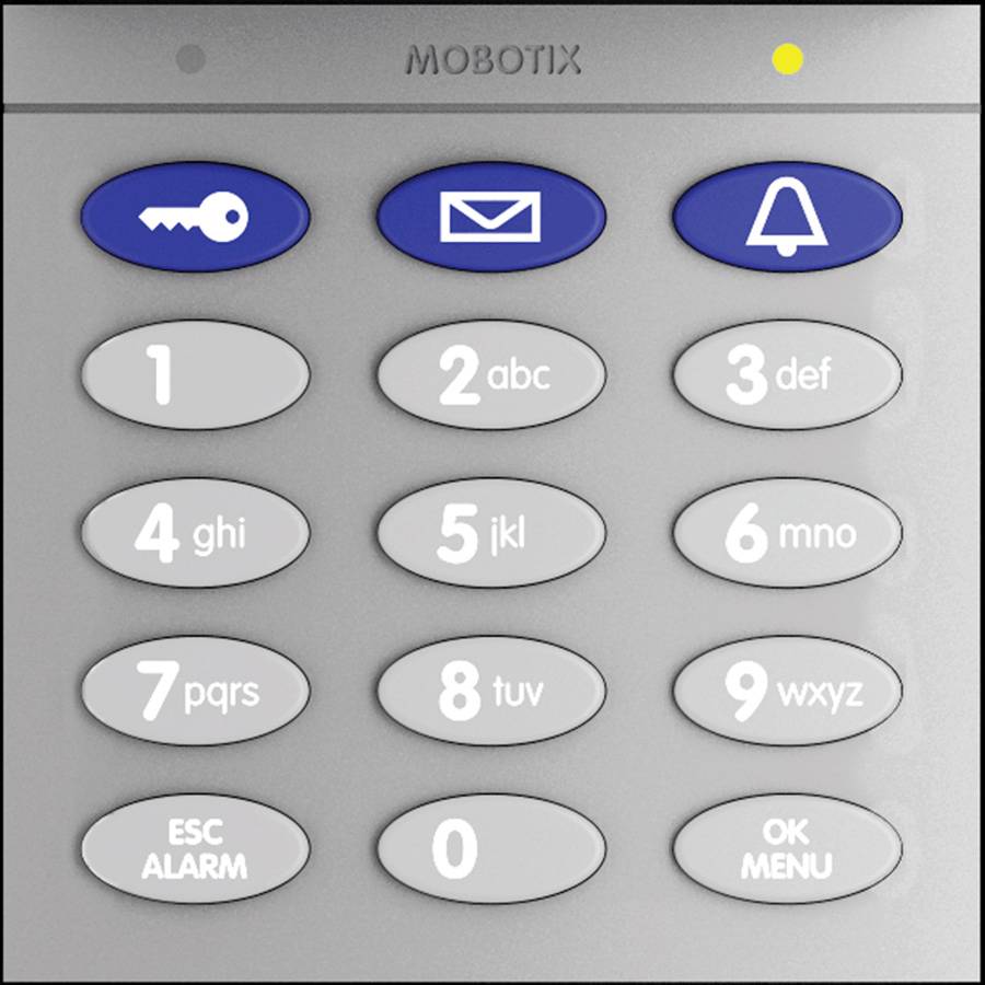 Mobotix Mx-A-KEYC-s Kaputelefon tartozék RFID Billentyűzet mező Ezüst