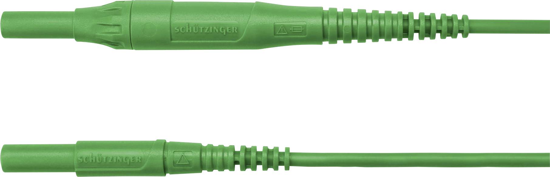 Schützinger Mérővezeték Dugó, 4 mm Dugó, 4 mm 150.00 cm Zöld 1 db