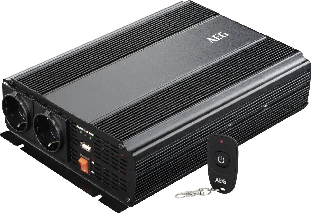 AEG Inverter 10057 1000 W 12 V/DC - 230 V/AC Távirányítható