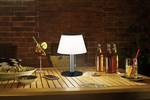 Kültéri szolár asztali lámpa Lillesol IP44 3000K 100lm háromlépcsõs fényméretû rozsdamentes acél