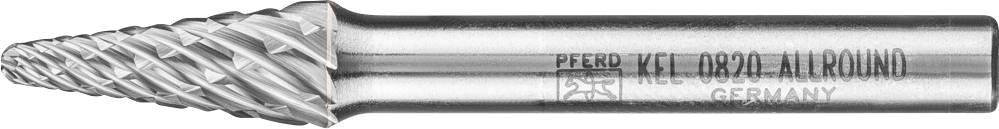 PFERD TOOLS 21001025 Maróstift Keményfém Gömb Hossz 60 mm Átmérő 8 mm Munkahossz 20 mm Szár átmérő 6 mm 1 db