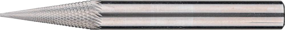 PFERD TOOLS 21115076 Maróstift Keményfém Hegyes kúp Hossz 55 mm Átmérő 6 mm Munkahossz 18 mm Szár átmérő 6 mm 1 db