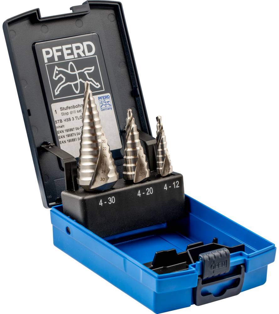 PFERD TOOLS 25201046 SET STB HSS 3 HSS Fokozatfúró készlet 3 részes 1 db