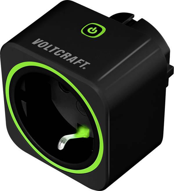 Bluetoothos energiafogyasztás mérő, adatgyűjtő funkció, TRMS, Voltcraft SEM6000 BLACK
