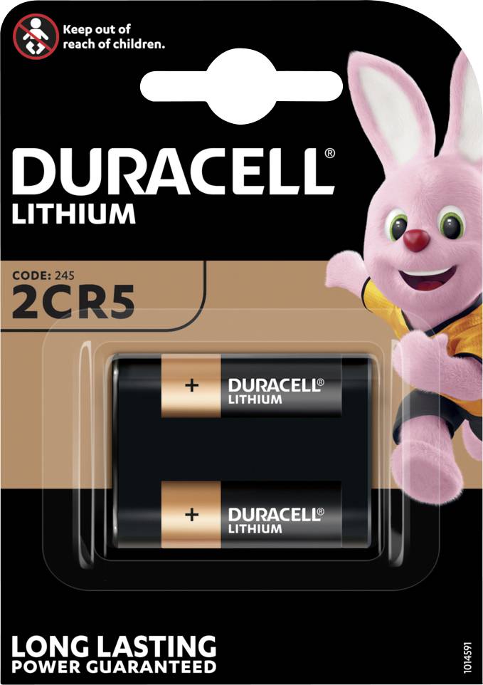 Duracell 2 CR 5 2CR5 Fotóelem Lítium 1400 mAh 6 V 1 db