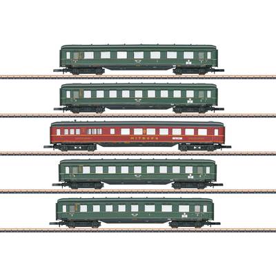 Märklin 087352 Expressz vonat kötényes személygépkocsik, DRB, 5 darabos készlet 