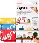 Sugru by tesa® - alakítható általános ragasztó, 3 csomag (3 x 3,5 g), piros, kék és sárga színben