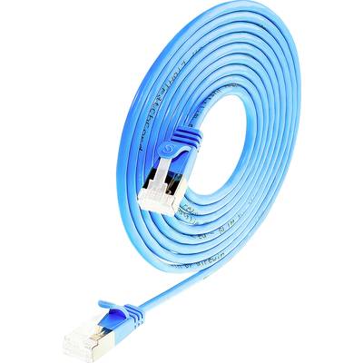 Wirewin 9120042360281 RJ45 Hálózati kábel, patchkábel CAT 6A S/STP 0.50 m Kék  1 db