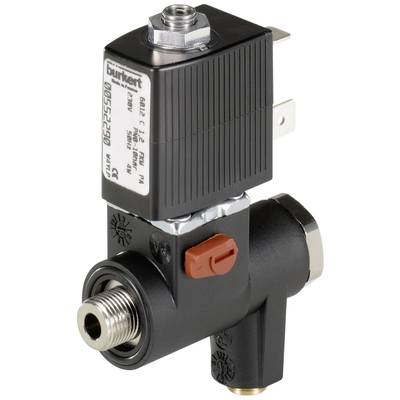 Bürkert Karrögzítő szelep 134196 6012 24 V Karima, M5 Névleges távolság 1.6 mm Közvetlen ható 1 db