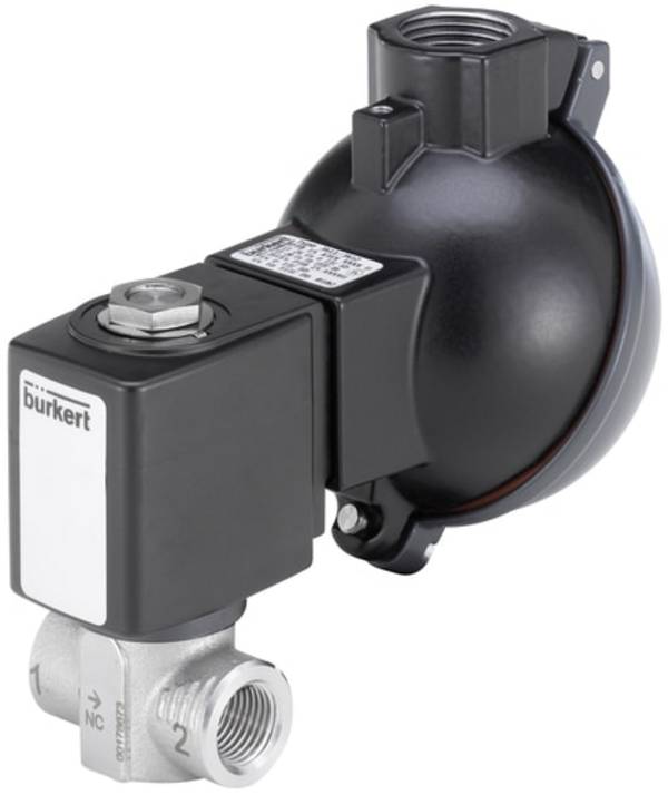 Bürkert Dugattyúszelep 349328 6240 230 V G 3/8 Névleges távolság 6 mm Kényszervezérelt 1 db
