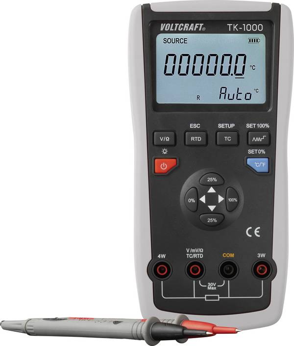 Hőmérséklet kalibrátor, Voltcraft TK-1000