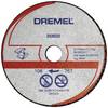 Dremel DSM510 2615S510JB Vágótárcsa, egyenes 77 mm 3 db Alumínium, Vörösréz, Öntött vas, Plexiüveg, Vinyl, Műanyag, Rost