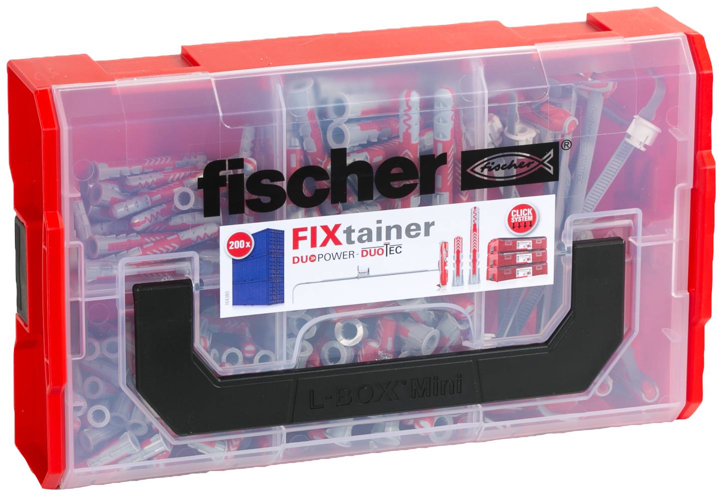 Fischer 541357 FIXtainer - DUOPOWER Tipli készlet 200 db