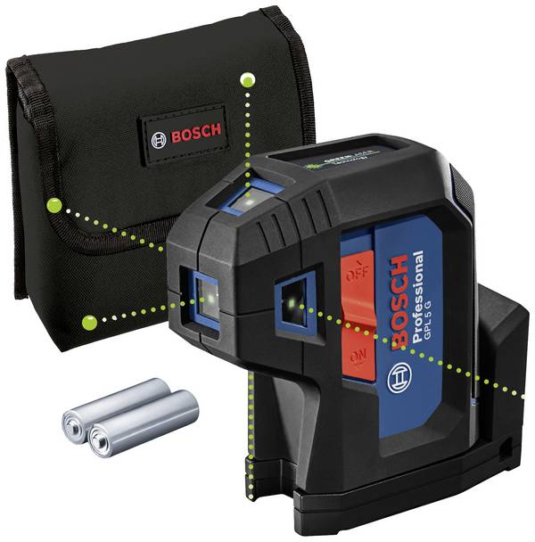 Bosch Professional GPL 5 G Pontlézer  Táskával