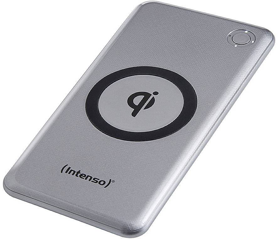Intenso WPD 10000 Powerbank 10000 mAh Quick Charge 3.0, Power Delivery 3.0 LiPo USB-A, USB-C® Ezüst állapotjelző