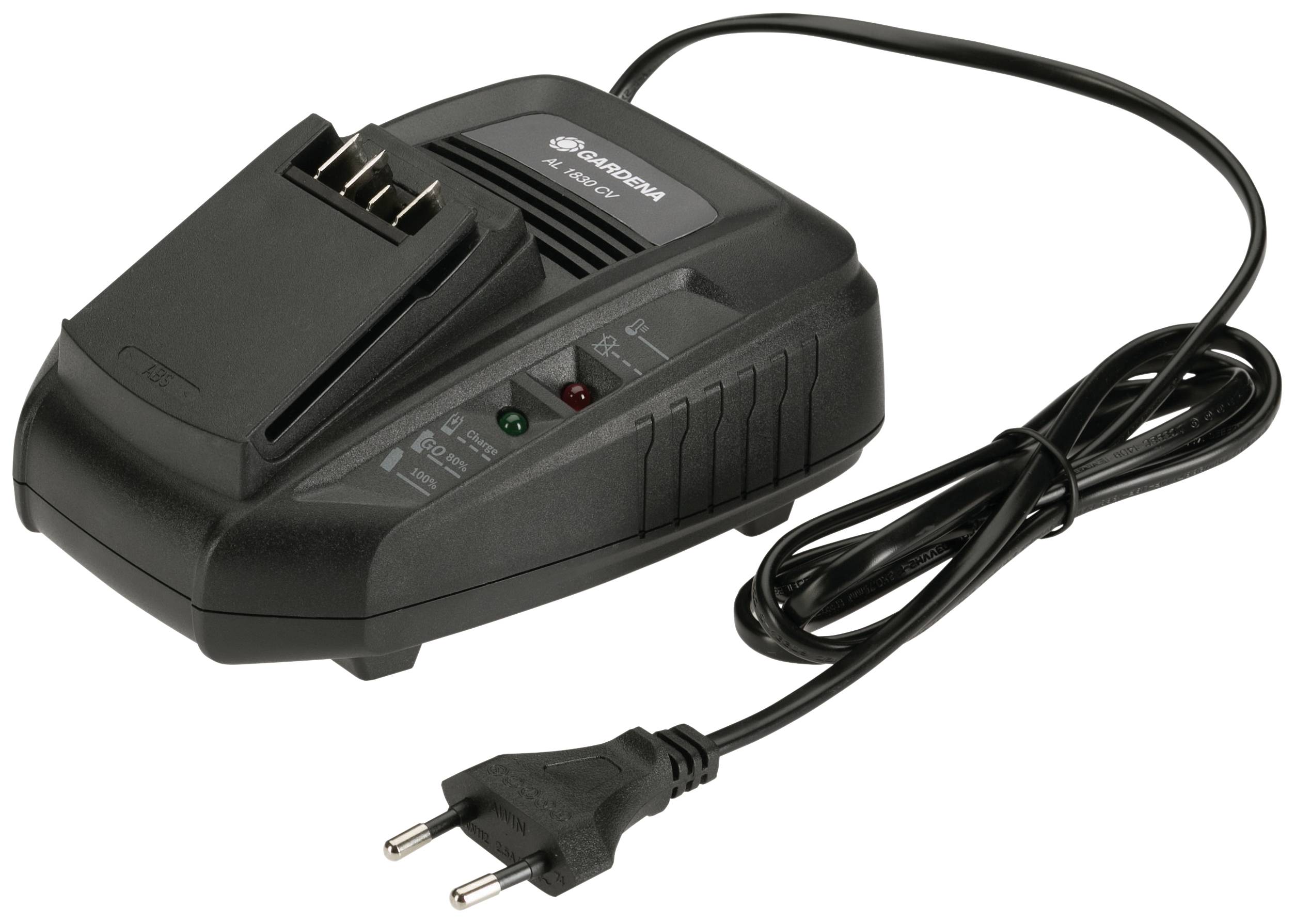 GARDENA P4A PBA 18V/45 2,5 Ah + AL 1830 CV 14906-20 Szerszámakku és töltő 18 V 2.5 Ah Lítiumion
