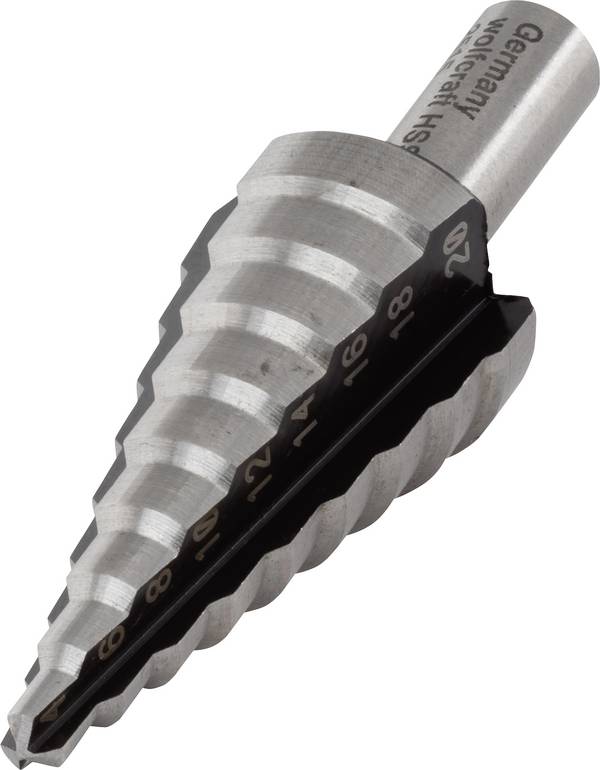 Wolfcraft 2515000 HSS Fokozatfúró 1 db