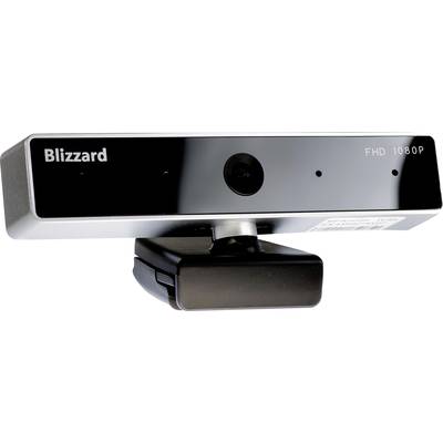 Blizzard A335-S Full HD webkamera 1920 x 1080 Pixel Csíptetős tartó 