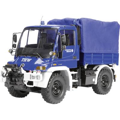 Carson Modellsport MB Unimog U300 THW 1:12 RC modellautó Elektro Bevetési jármű 100% RtR 2,4 GHz Akkuval, töltőkészülékk
