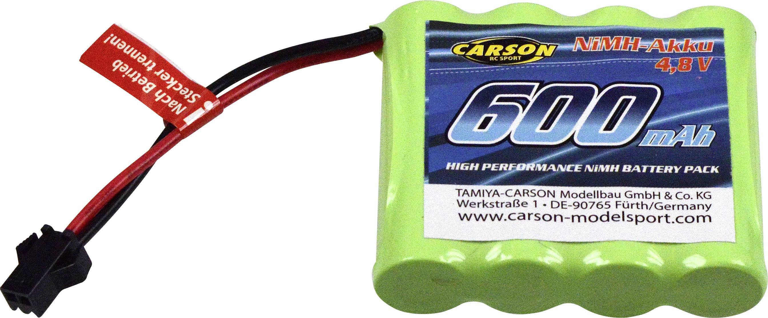 Carson Modellsport Akkucsomag, NiMH 4.8 V 400 mAh