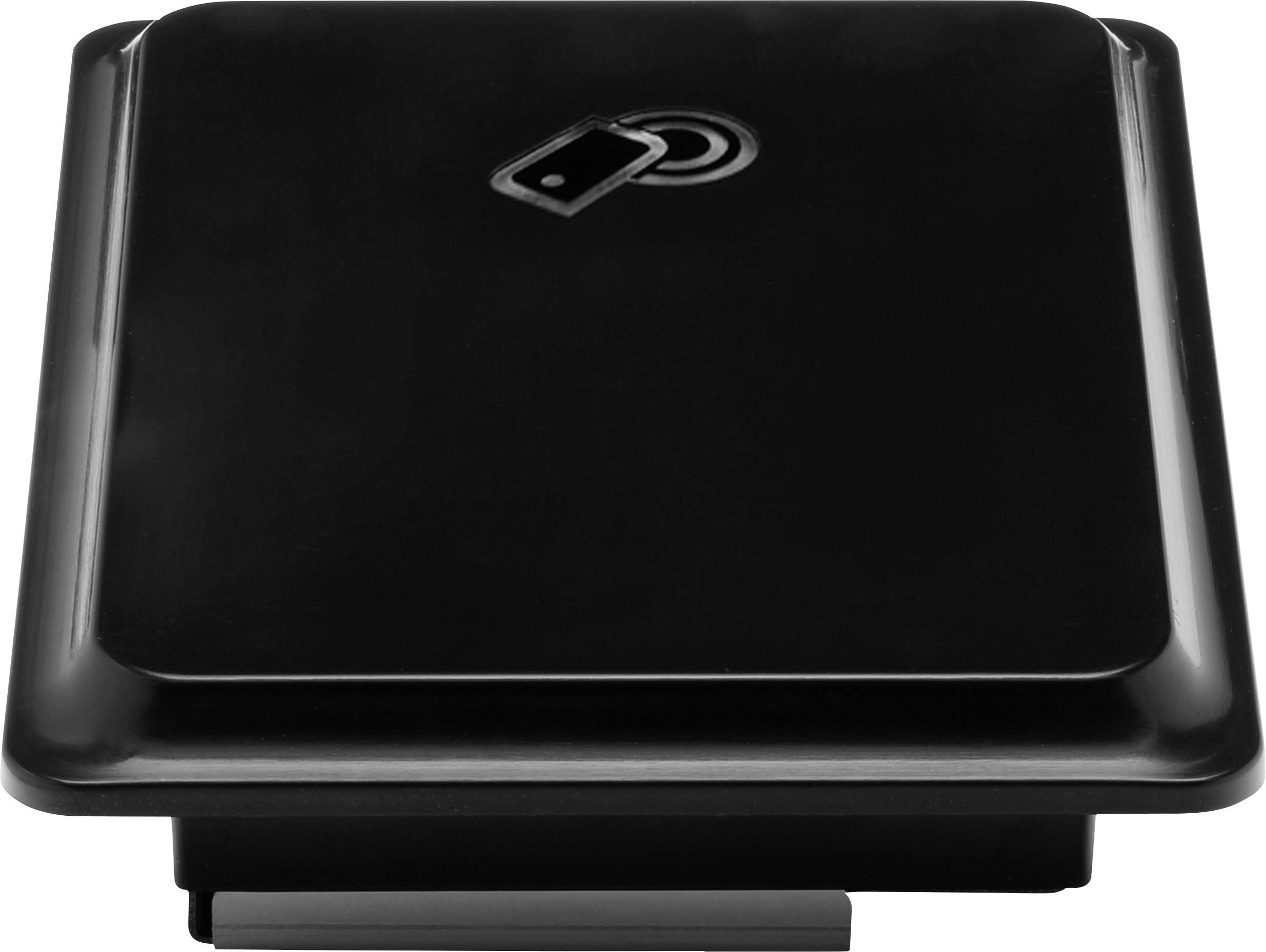 Egy fekete, négyzet alakú kontaktgrill fűtőlappal és fogantyúval. A tetején egy elektromos szimbólum látható a hálózati csatlakozáshoz.