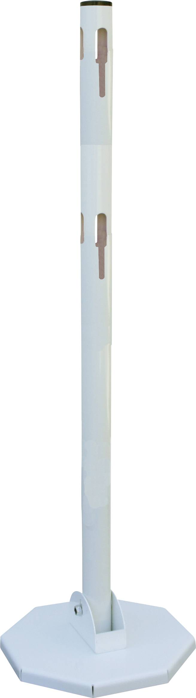 VISO BSP100B Fehér, hajtogatott fémoszlopok talppal (Ø x Ma) 50 mm x 100 cm