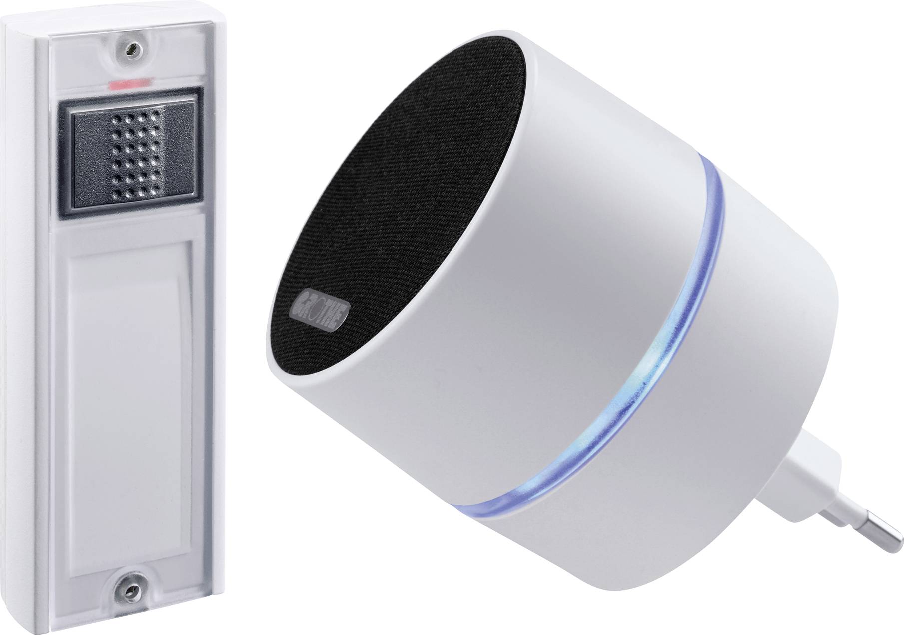 Grothe 43600 Carillon sans fil Set complet avec porte-nom