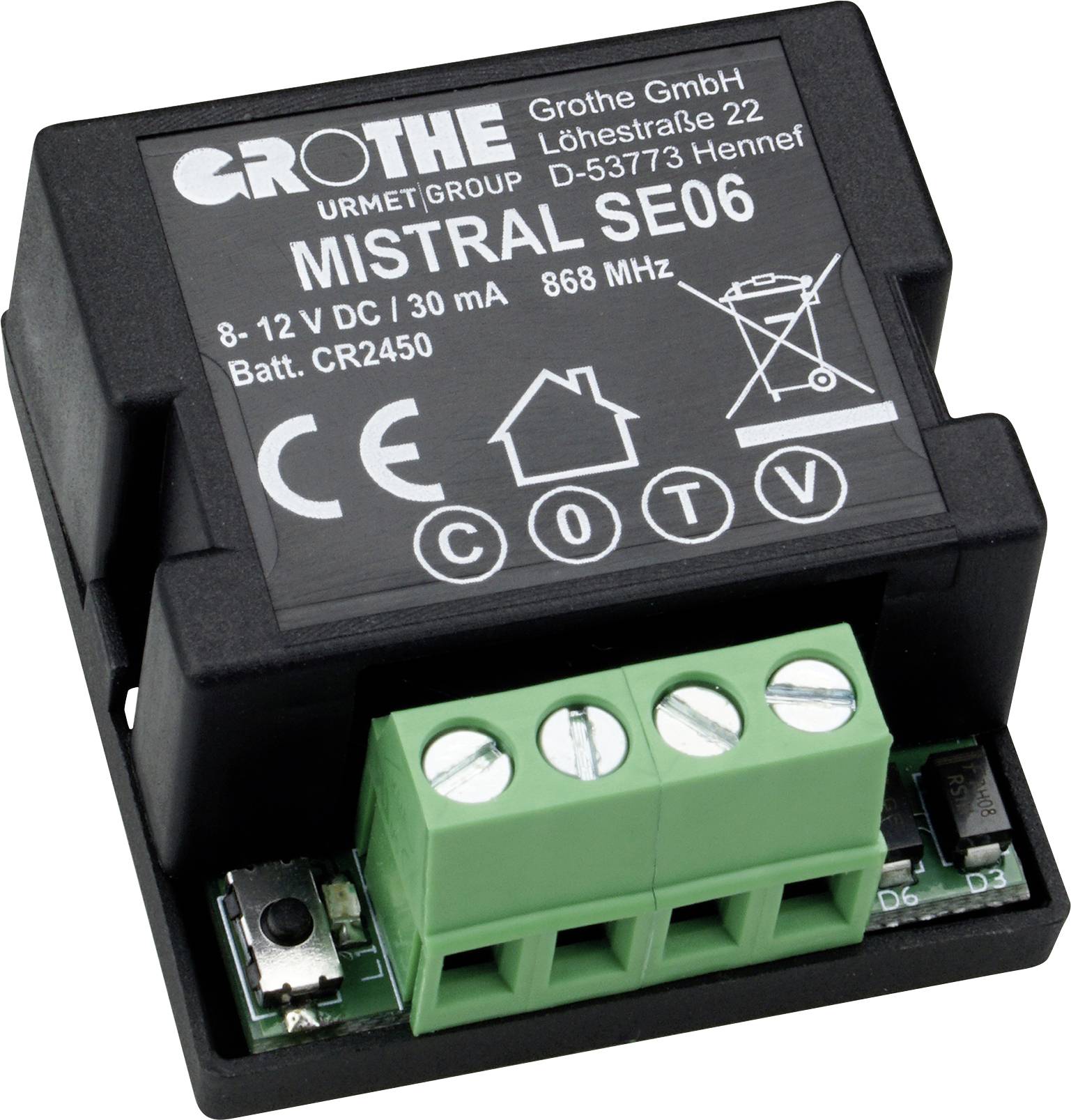 Grothe 43443 Carillon sans fil Module radio