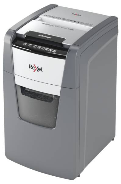 Rexel Optimum AutoFeed+ 130M Iratmegsemmisítő 150 lap mikrovágás 2 x 15 mm P-5 44 l Szintén megsemmisíti Gemkapcsot, Tűz-0