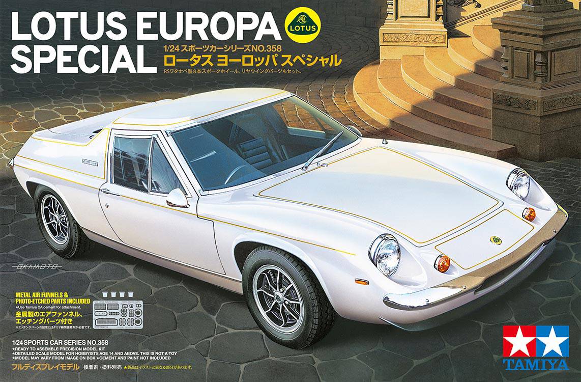 Tamiya 300024358 Lotus Europa Special m. PE Autómodell építőkészlet 1:24-11