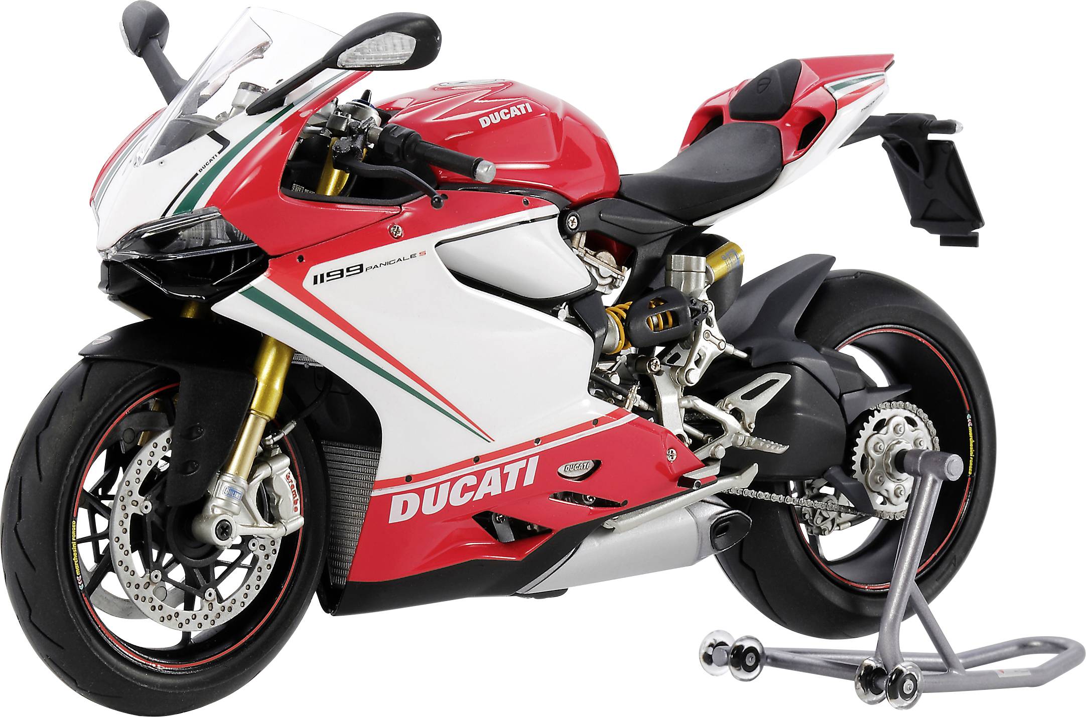 Tamiya 300114132 Ducati 1199 Panigale S Tricolore Motorkerékpár építőkészlet 1:12