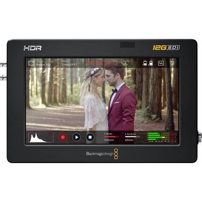 Blackmagic Design BM-HYPERD/AVIDA12/5HDR Videó monitor 12.7 cm 5 coll Audio-Line bemenet, Audio-Line kimenet, HDMI™, SDI