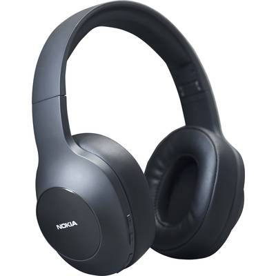 Nokia Essential E1200  Over Ear fejhallgató Bluetooth®  Fekete Noise Cancelling 