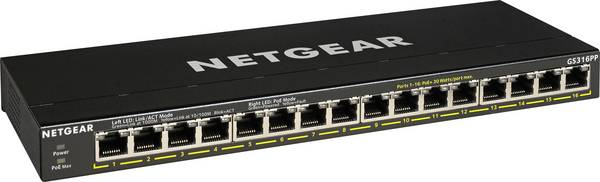 NETGEAR GS316PP-100EUS GS316PP-100EUS Hálózati switch  32 Gbit/s PoE funkció