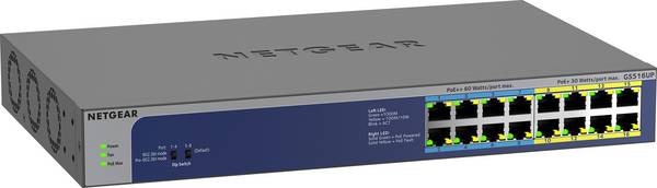 NETGEAR GS516UP-100EUS GS516UP Hálózati switch  10 / 100 / 1000 MBit/s PoE funkció